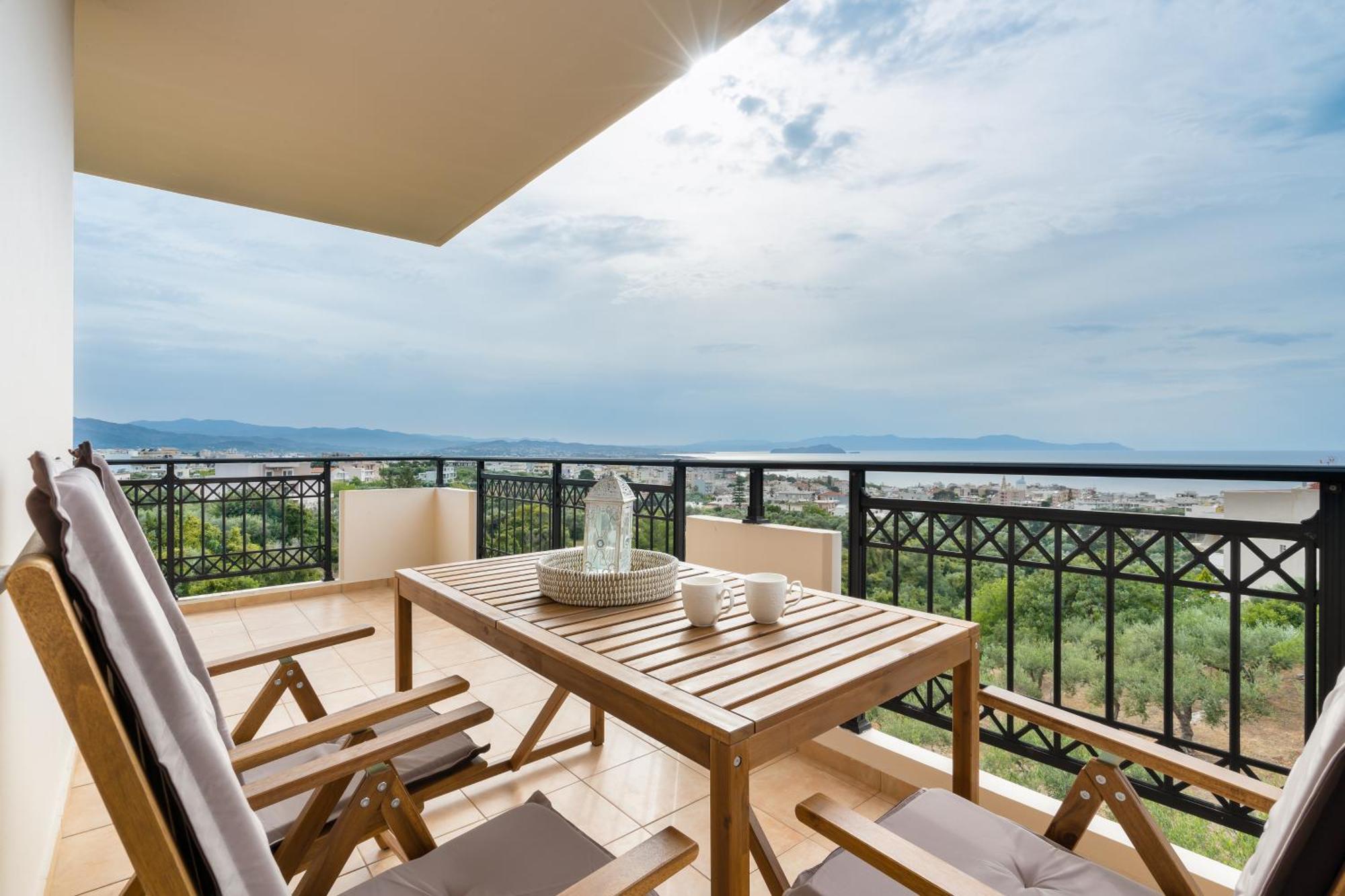 הוילה חאניה Aelia Sea View מראה חיצוני תמונה