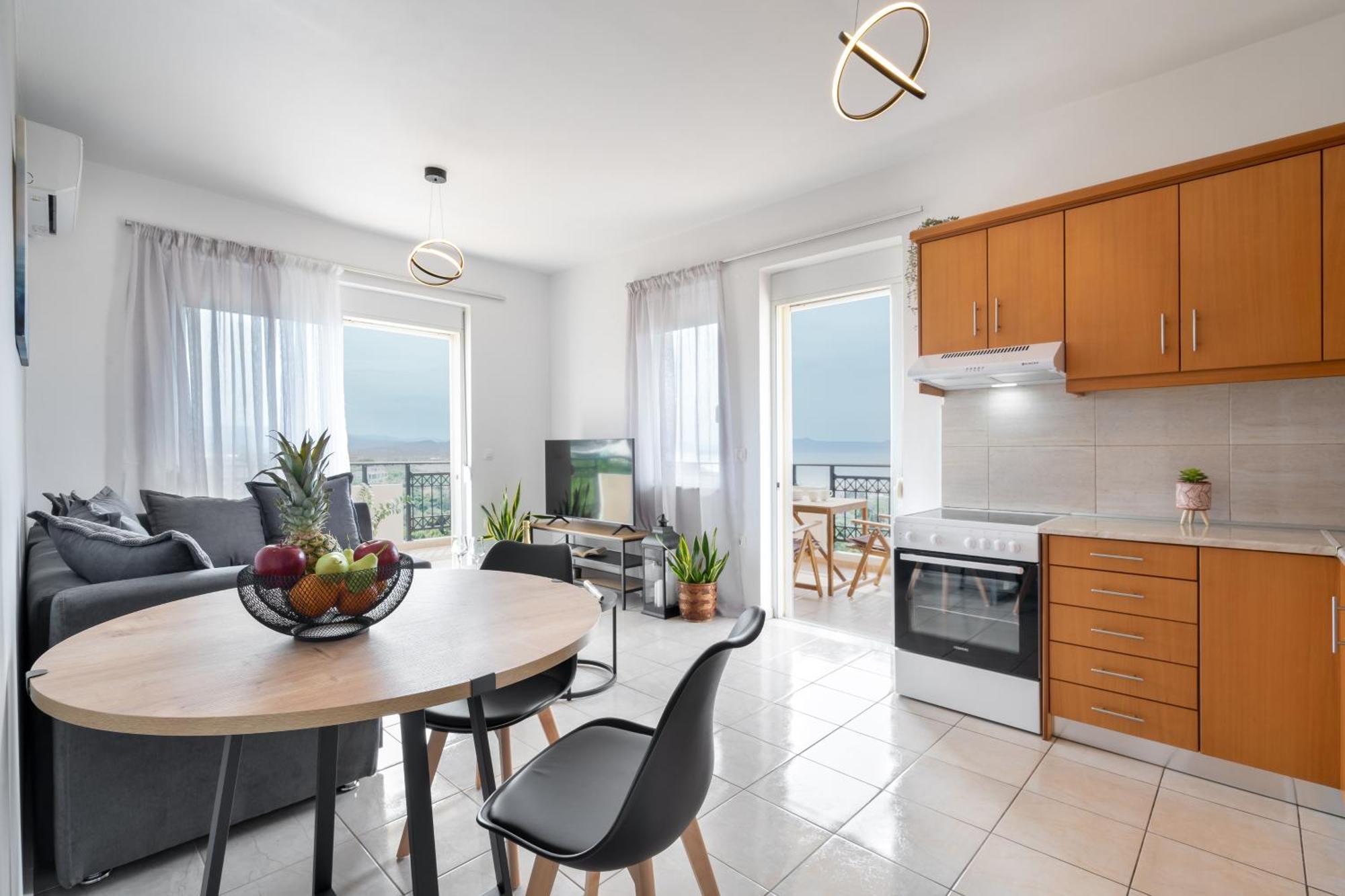 הוילה חאניה Aelia Sea View מראה חיצוני תמונה